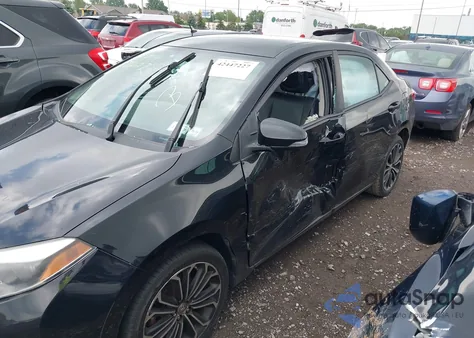 2014 Toyota Corolla S Plus z USA, uszkodzony, nr VIN 2T1BURHE6EC005685